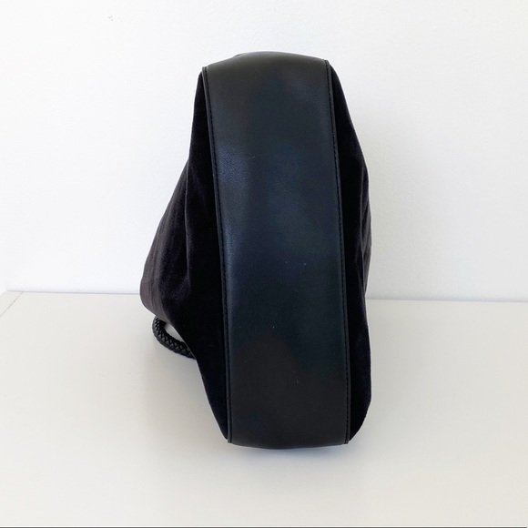 The Sak Black Suede Shoulder Bag Purse - Picture 7 of 10